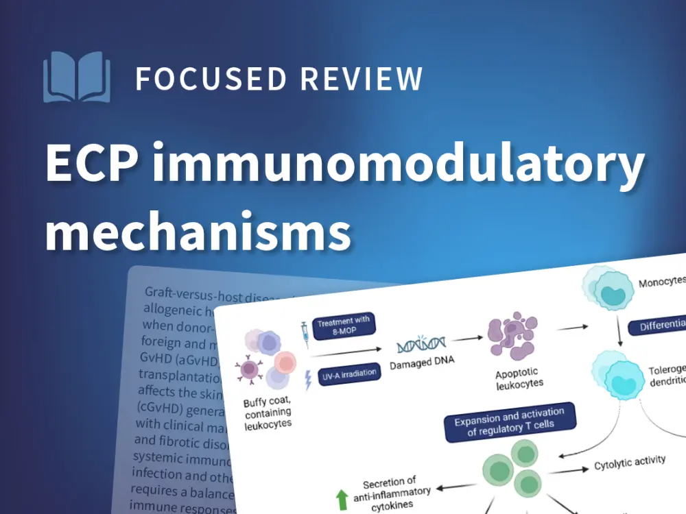 Mechanism of action of ECP in GvHD
